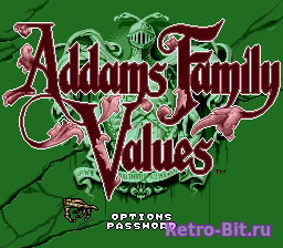 Обложка из Addams Family Values / Ценности Семейки Аддамс